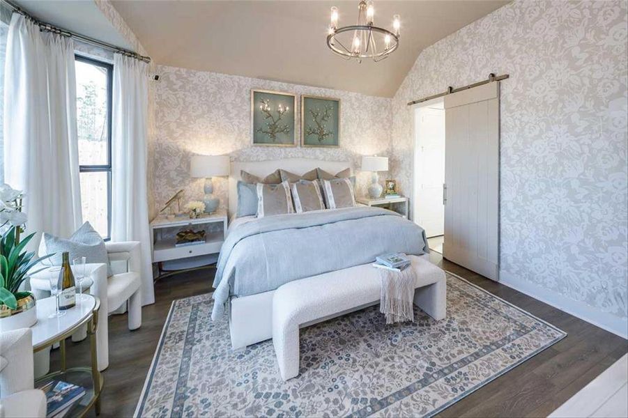 Furnished interior view inside a new home in Sandbrock Ranch: 45ft. lots, Aubrey (Image 4).