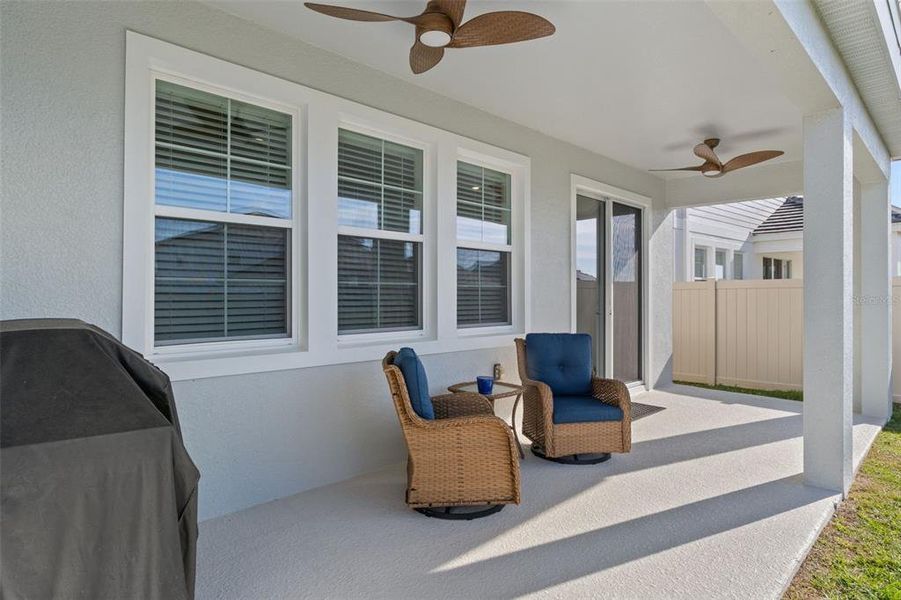 Exterior details and patio area of a home in , San Antonio (Image 30).