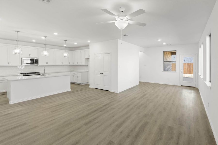 Open Kitchen-Living-Dining Room Representative Photo