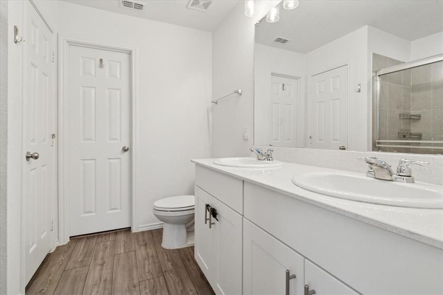 Furnished interior view inside a new home in , Denton (Image 14). Furnished interior view inside a new home in , Denton (Image 14).