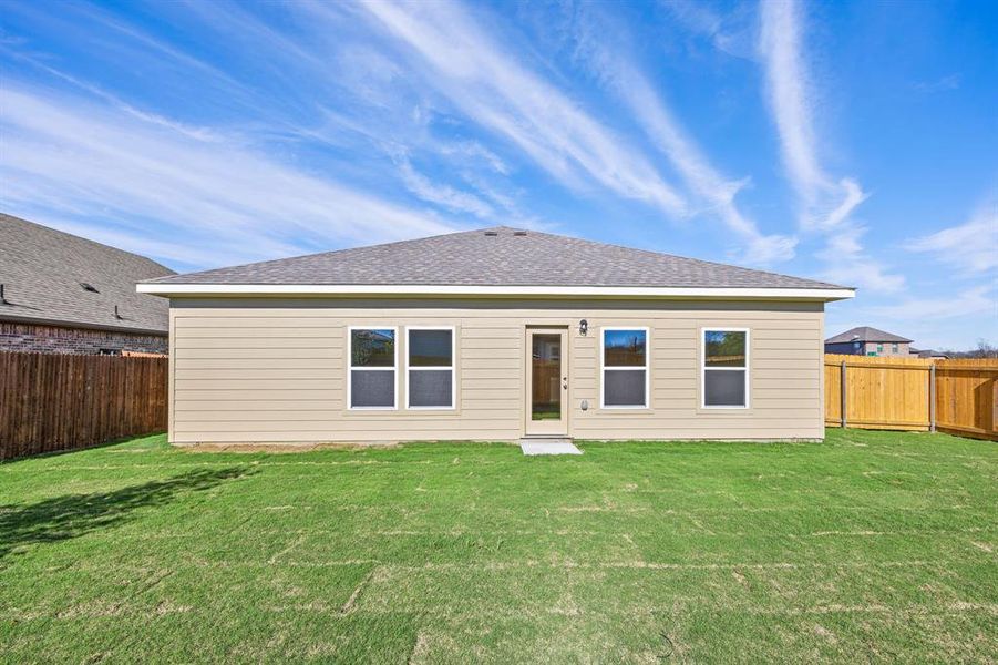 Exterior details and patio area of a home in MiraVerde, Crowley (Image 4). Exterior details and patio area of a home in MiraVerde, Crowley (Image 4).
