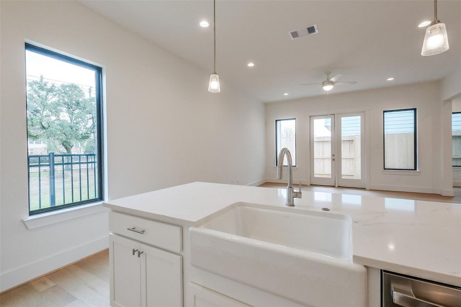 Furnished interior view inside a new home in Timbergrove Trails, Houston (Image 8).