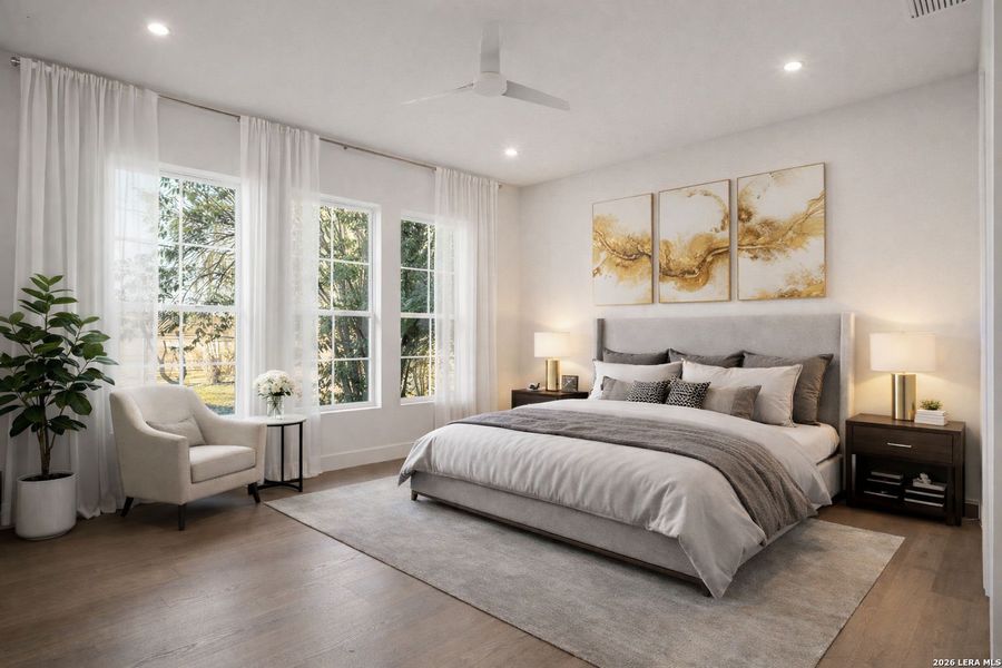 Furnished interior view inside a new home in , Terrell Hills (Image 3).