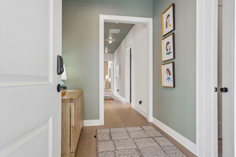 Furnished interior view inside a new home in , Charleston (Image 17).