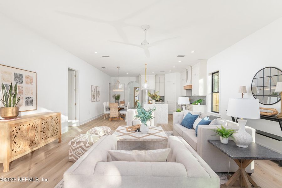 Furnished interior view inside a new home in , Jacksonville Beach (Image 34).
