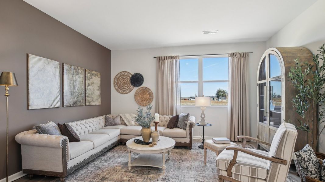 Furnished interior view inside a new home in The Parks, White House (Image 6).