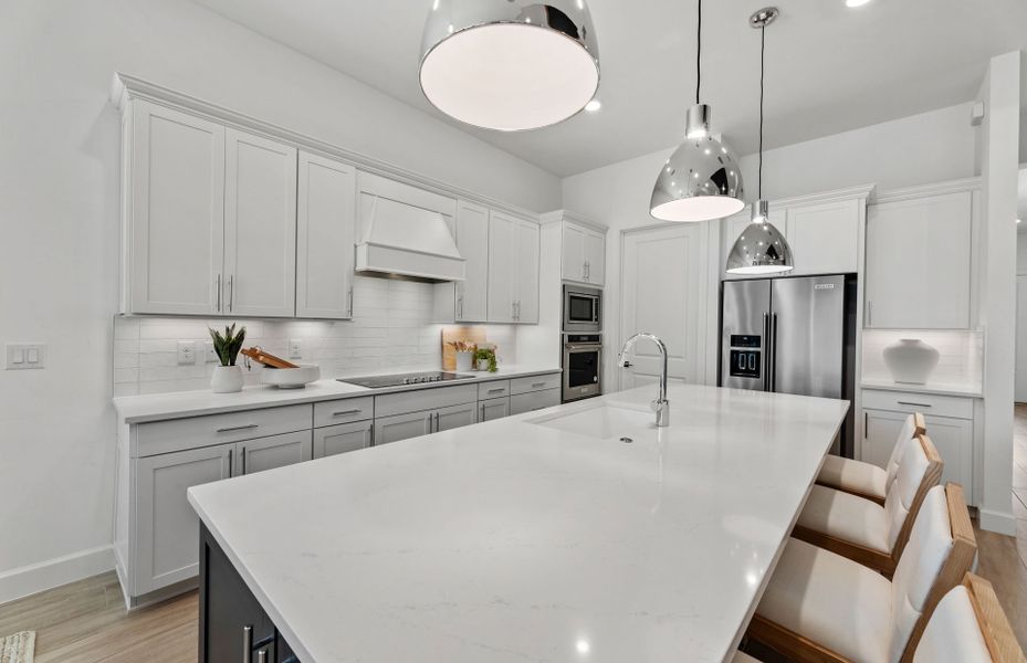 Kitchen with ample storage