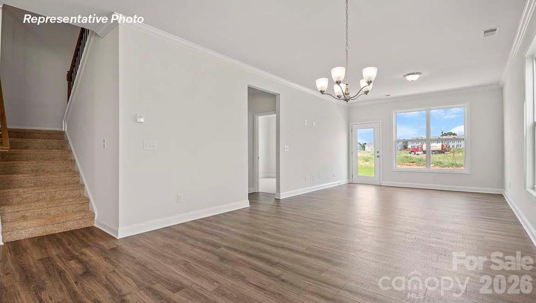 Spacious, unfurnished interior of a new home in Skybrook Corners, Huntersville (Image 11).