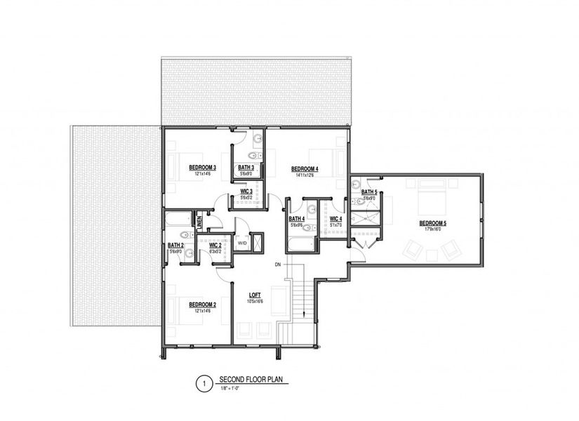 2D floor plan layout of this home in Aster, Roswell, GA (Image 4).