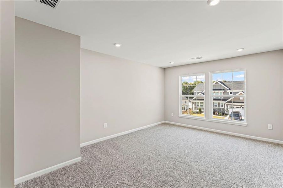 Spacious, unfurnished interior of a new home in The Reserve At Liberty Park, Braselton (Image 27). Spacious, unfurnished interior of a new home in The Reserve At Liberty Park, Braselton (Image 27).