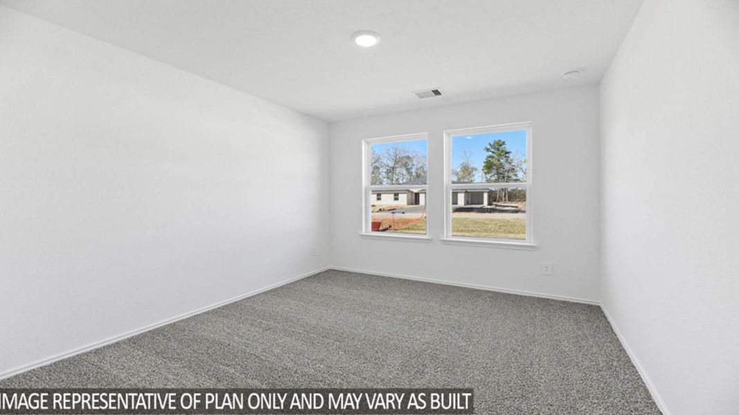 Representative unfurnished interior of a home built from the Eureka by D.R. Horton in Williams Reserve East, Conroe (Image 9).