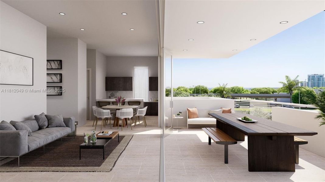 Furnished interior view inside a new home in The Ritz-Carlton Residences, Tampa (Image 5).