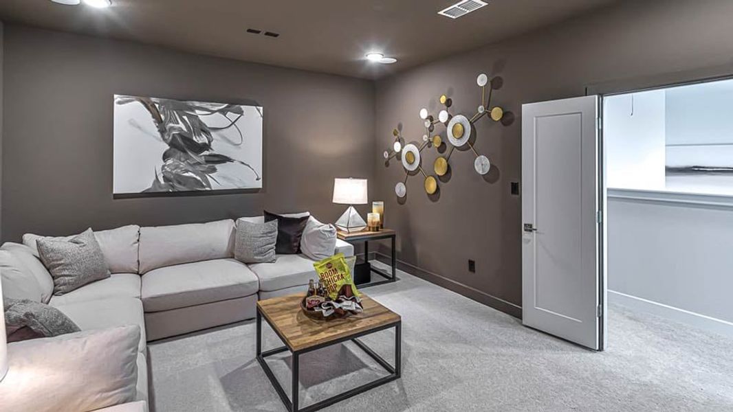 Furnished interior view inside a new home in Avalon at Cypress, Cypress (Image 42).