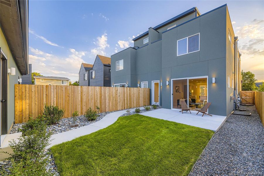 Front exterior of a new home in , Denver, CO, highlighting curb appeal (Image 22). Front exterior of a new home in , Denver, CO, highlighting curb appeal (Image 22).