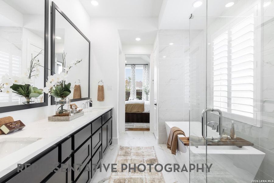 Furnished interior view inside a new home in Mayfair, New Braunfels (Image 11).