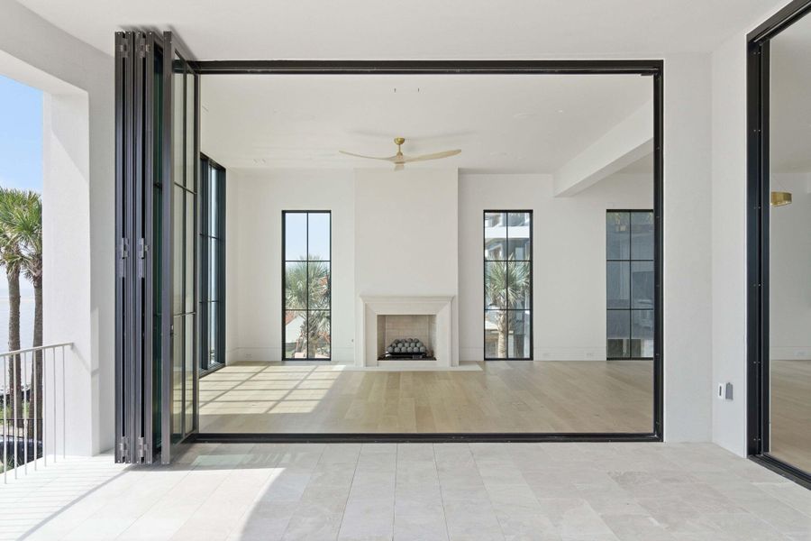 Exterior details and patio area of a home in , Sullivan's Island (Image 38).