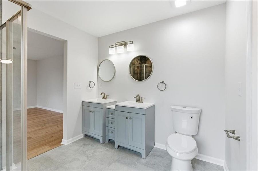 Furnished interior view inside a new home in , Rome (Image 22).