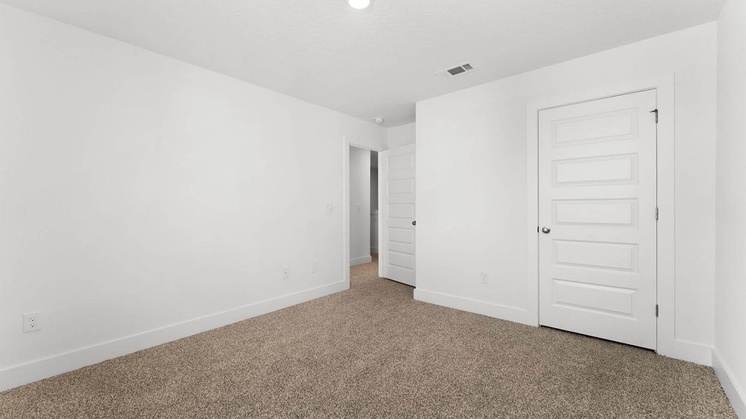 Representative unfurnished interior of a home built from the Sabal Exterior Unit by D.R. Horton in Chateau Nemours, Port Saint Joe (Image 27). Representative unfurnished interior of a home built from the Sabal Exterior Unit by D.R. Horton in Chateau Nemours, Port Saint Joe (Image 27).