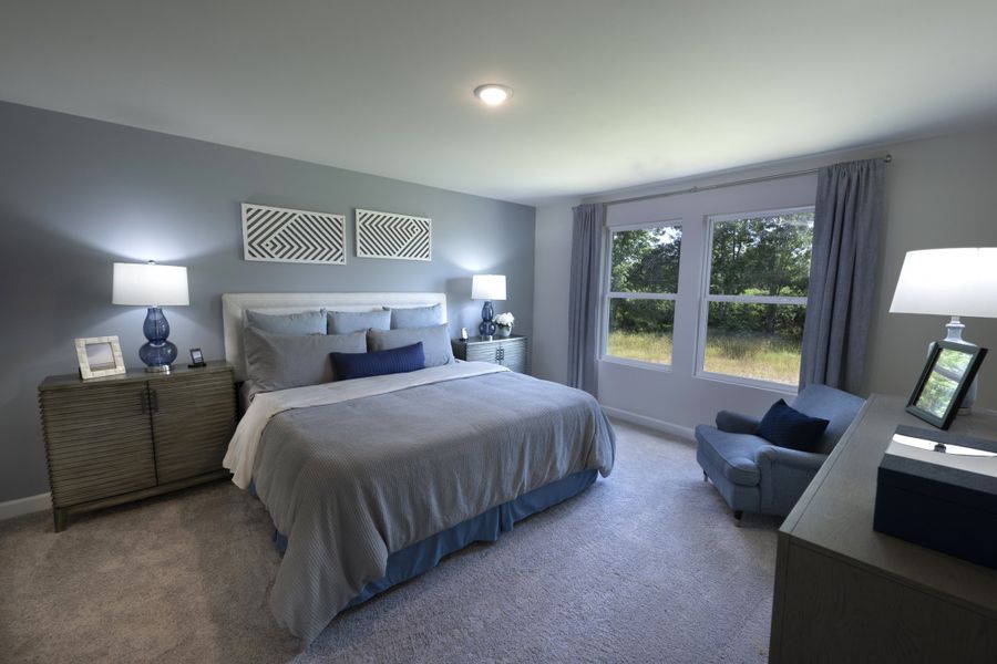 Furnished interior view inside a new home in The Farm at Wells Creek - Signature Collection, Gray Court (Image 8).