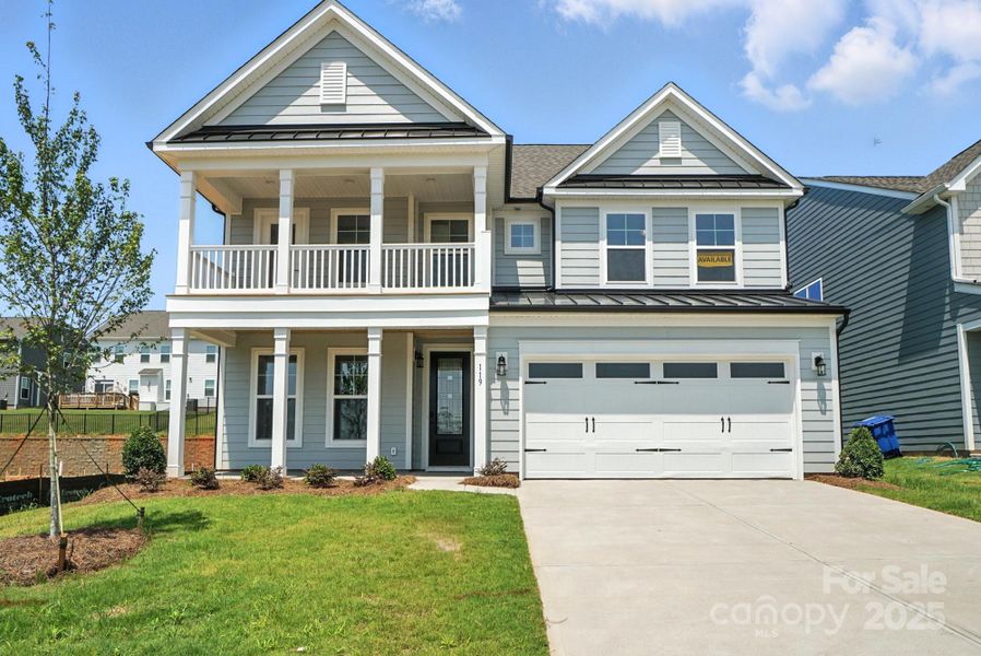 Front exterior of a new home in Summerlin, Mooresville, NC, highlighting curb appeal (Image 25). Front exterior of a new home in Summerlin, Mooresville, NC, highlighting curb appeal (Image 25).