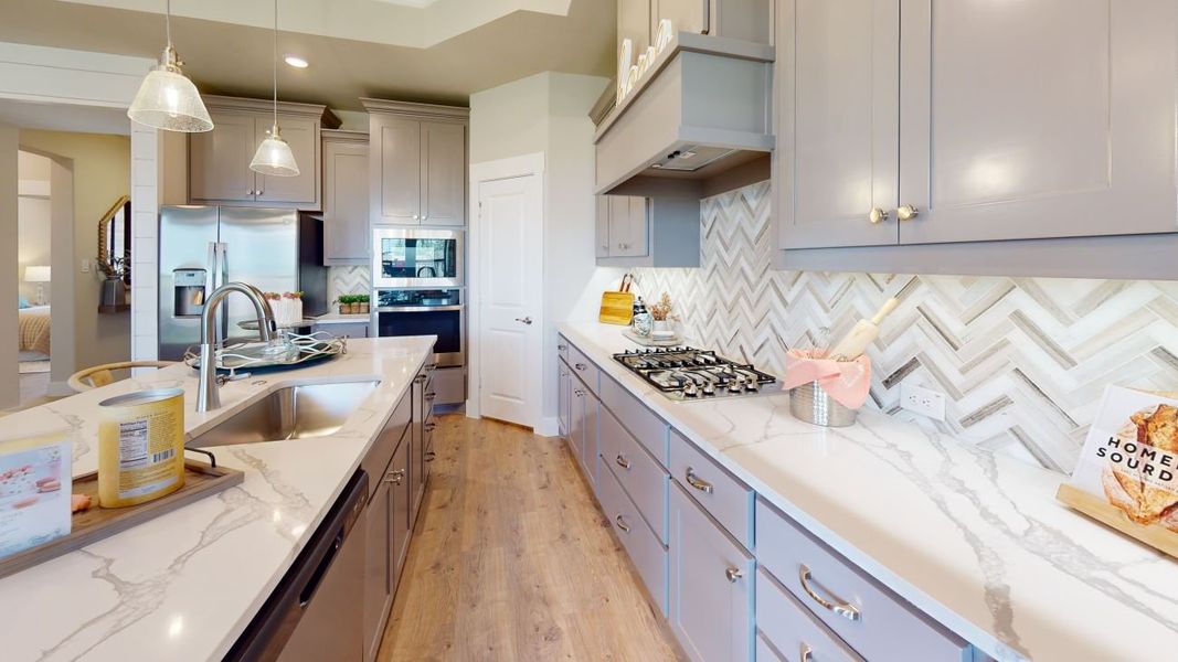 Representative furnished interior of a home built from the Salerno by Ladera Texas in Ladera Little Elm, Little Elm (Image 5). Representative furnished interior of a home built from the Salerno by Ladera Texas in Ladera Little Elm, Little Elm (Image 5).