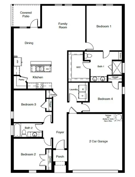 2D floor plan layout of this home in Saratoga, Granbury, TX (Image 3). 2D floor plan layout of this home in Saratoga, Granbury, TX (Image 3).