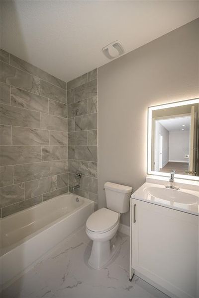 Furnished interior view inside a new home in , Deland (Image 16).