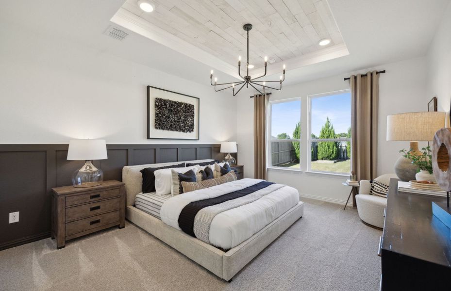 Furnished interior view inside a new home in Pecan Square, Northlake (Image 2).