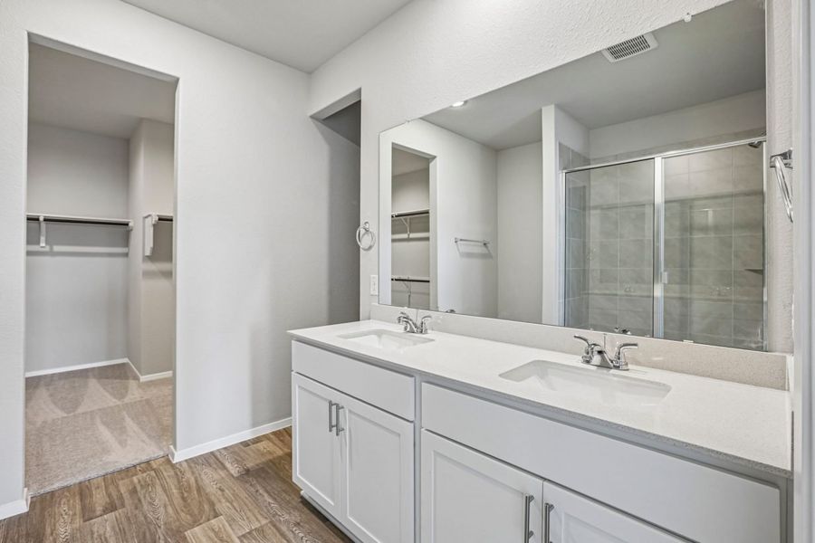 Furnished interior view inside a new home in Cloverleaf, Austin (Image 11).