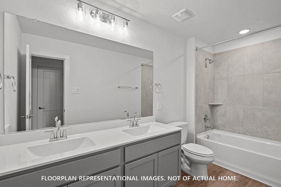 Furnished interior view inside a new home in Magnolia Ridge, Magnolia (Image 9).