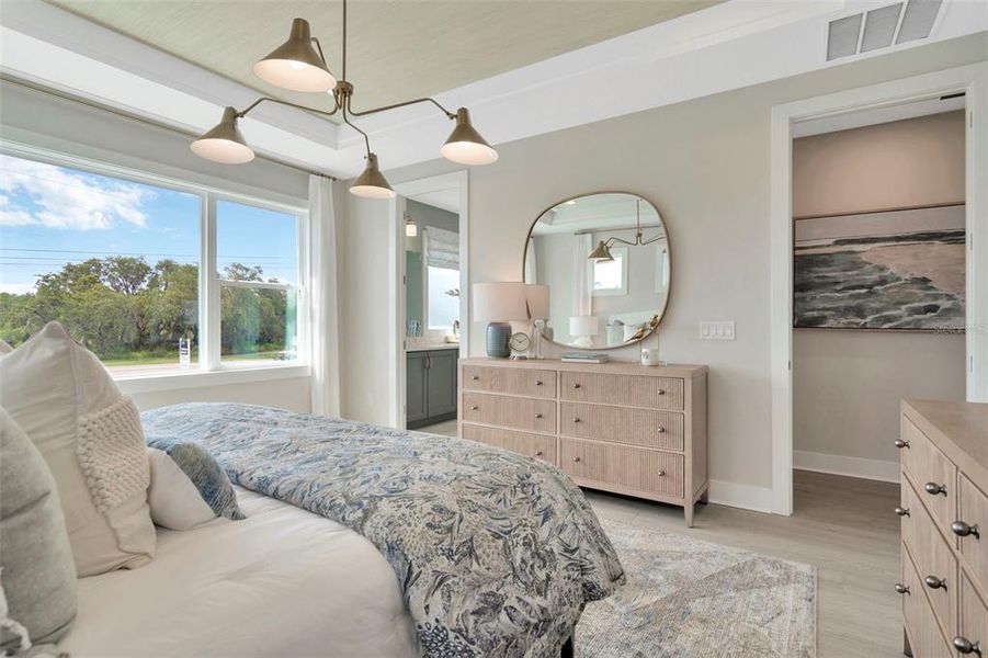 Furnished interior view inside a new home in Primrose at Longleaf, New Port Richey (Image 10).
