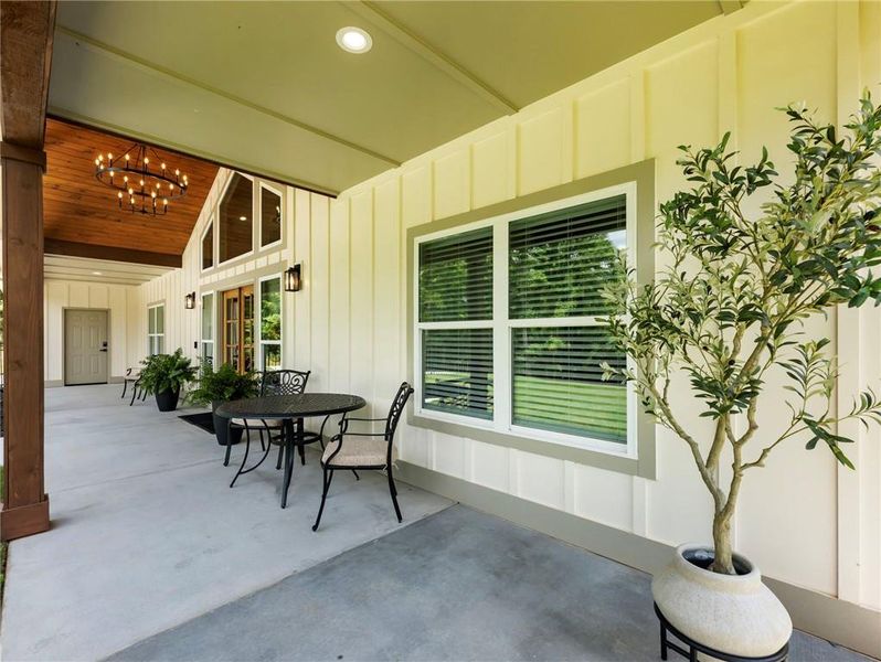 Exterior details and patio area of a home in , Cornelia (Image 20). Exterior details and patio area of a home in , Cornelia (Image 20).