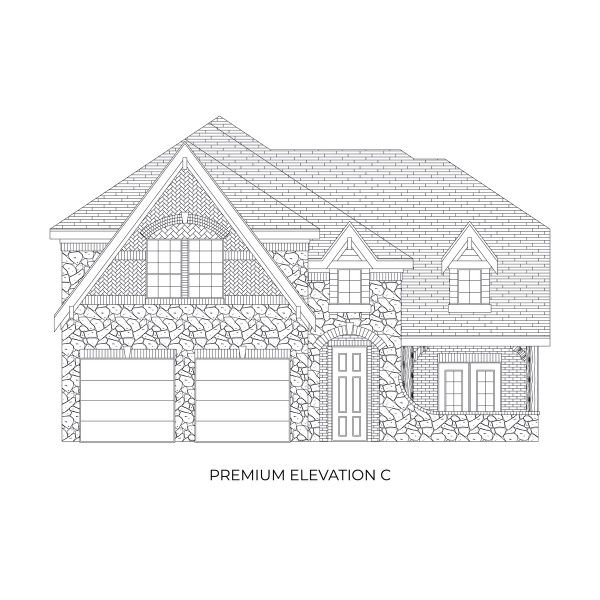 Representative rendering of the exterior for the Cooper F by First Texas Homes (Image 11). Representative rendering of the exterior for the Cooper F by First Texas Homes (Image 11).