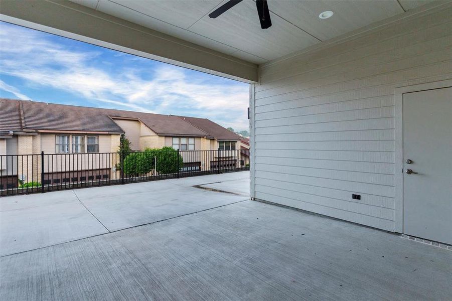Exterior details and patio area of a home in , Granbury (Image 3). Exterior details and patio area of a home in , Granbury (Image 3).