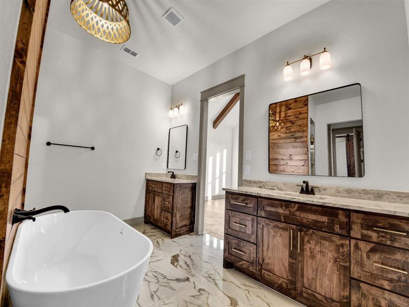 Furnished interior view inside a new home in , Millsap (Image 12).