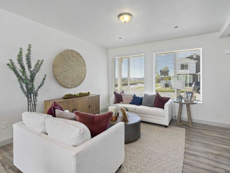 Furnished interior view inside a new home in Muegge Farms, Bennett (Image 10).