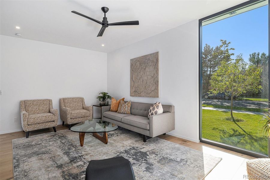 Furnished interior view inside a new home in , Denver (Image 16).