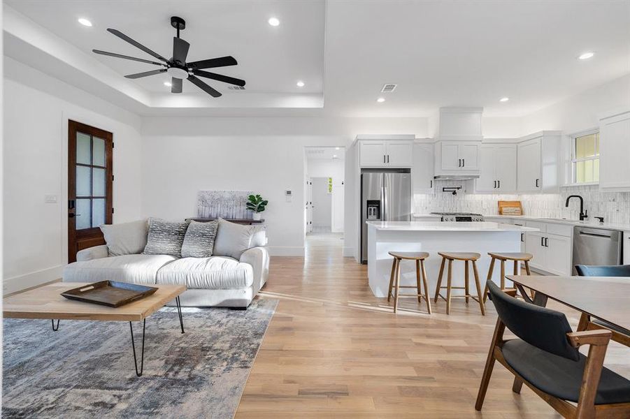 Furnished interior view inside a new home in , Ladonia (Image 19). Furnished interior view inside a new home in , Ladonia (Image 19).