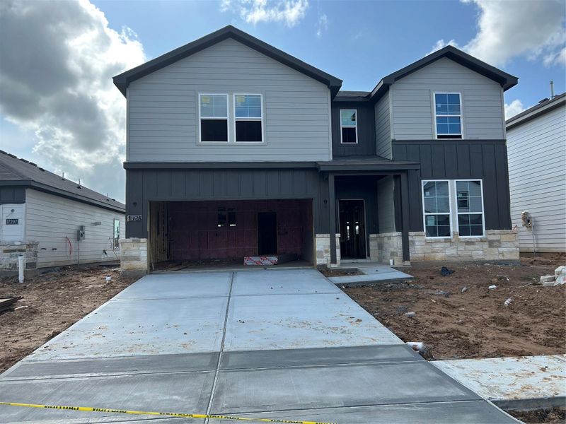 In-progress construction of a new home in Paloma at Sanford Farms, Waller, TX (Image 21).