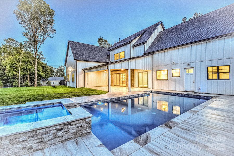 Front exterior of a new home in , Mooresville, NC, highlighting curb appeal (Image 22). Front exterior of a new home in , Mooresville, NC, highlighting curb appeal (Image 22).