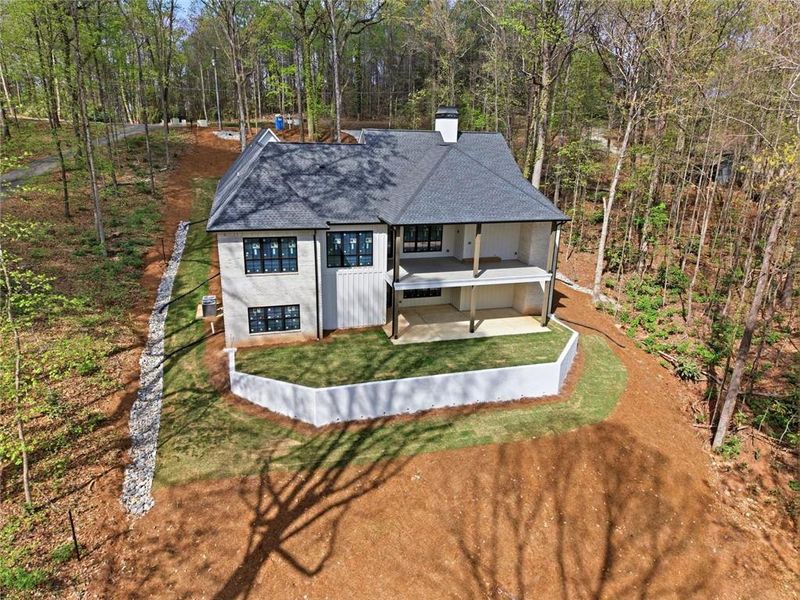 Front exterior of a new home in , Cumming, GA, highlighting curb appeal (Image 13).