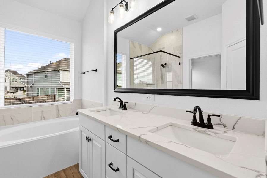 Furnished interior view inside a new home in Woodforest, Montgomery (Image 8).