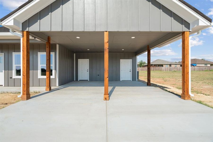 Front exterior of a new home in , Hico, TX, highlighting curb appeal (Image 19).
