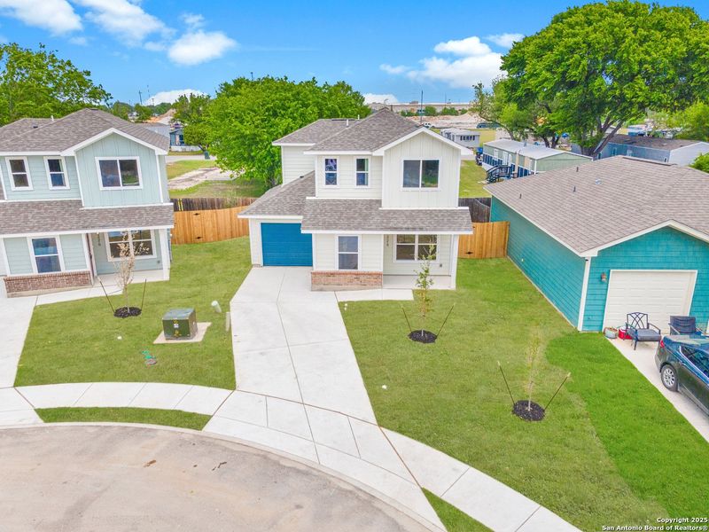 Front exterior of a new home in , Seguin, TX, highlighting curb appeal (Image 20). Front exterior of a new home in , Seguin, TX, highlighting curb appeal (Image 20).