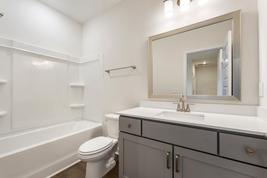 Furnished interior view inside a new home in Ridgecrest at Midway, Anderson (Image 14).