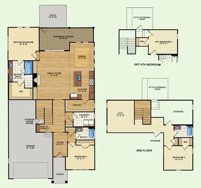 Charleston Harbor, Floor Plan