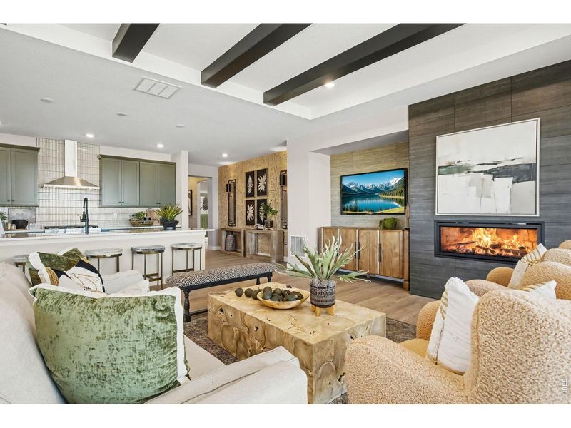 Furnished interior view inside a new home in Farmstead, Berthoud (Image 7).