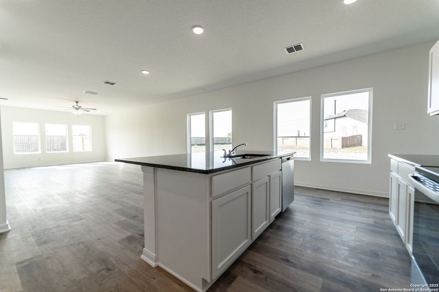 Furnished interior view inside a new home in Katzer Ranch, Converse (Image 9).