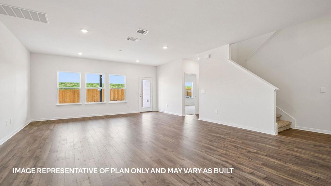 Spacious, unfurnished interior of a new home in Prairie Lakes, Buda (Image 11).