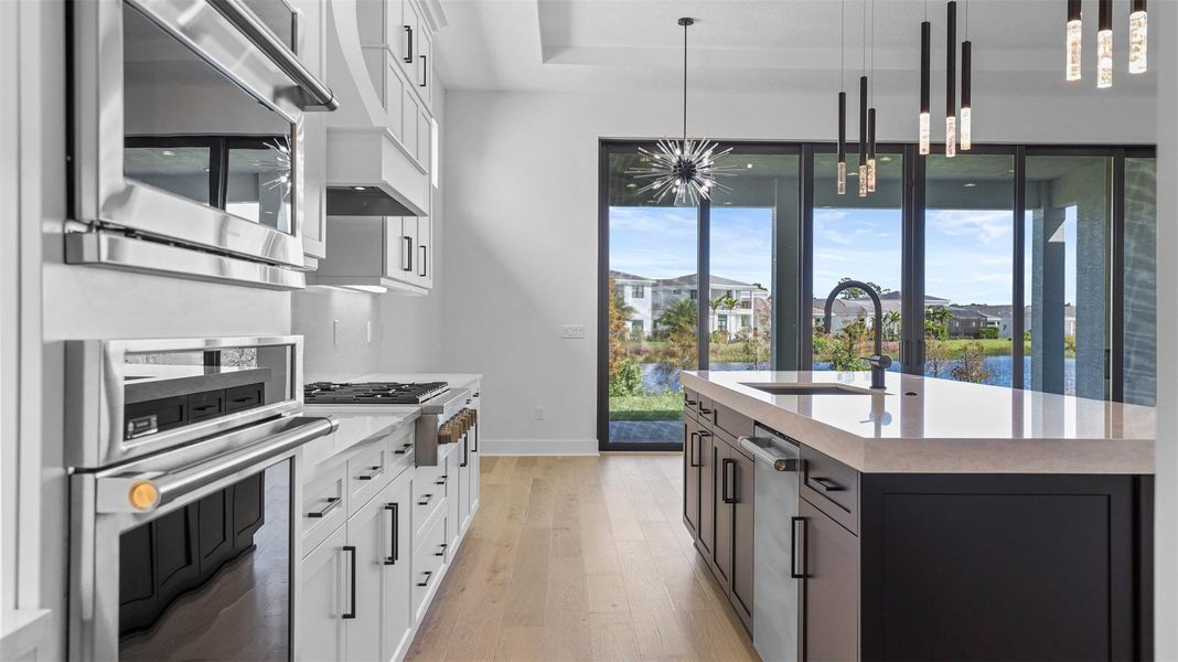 Furnished interior view inside a new home in , Palm Beach Gardens (Image 38).